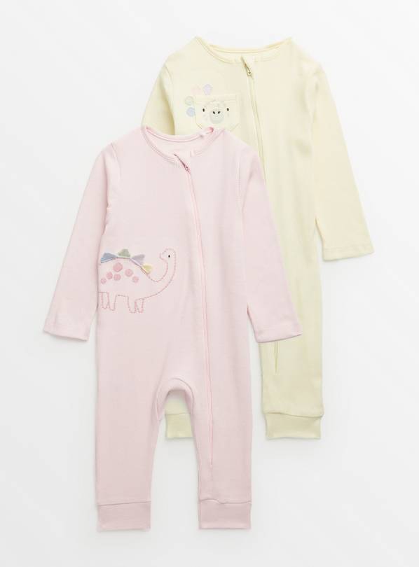 Dinosaur best sale sleepsuit girl